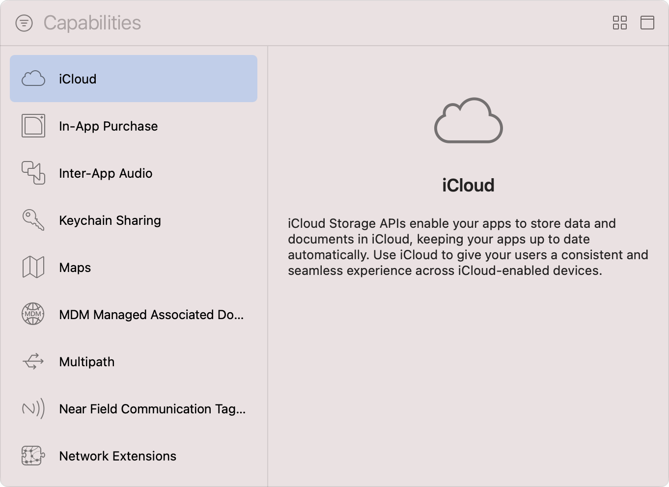 Configuring iCloud services Apple Developer Documentation