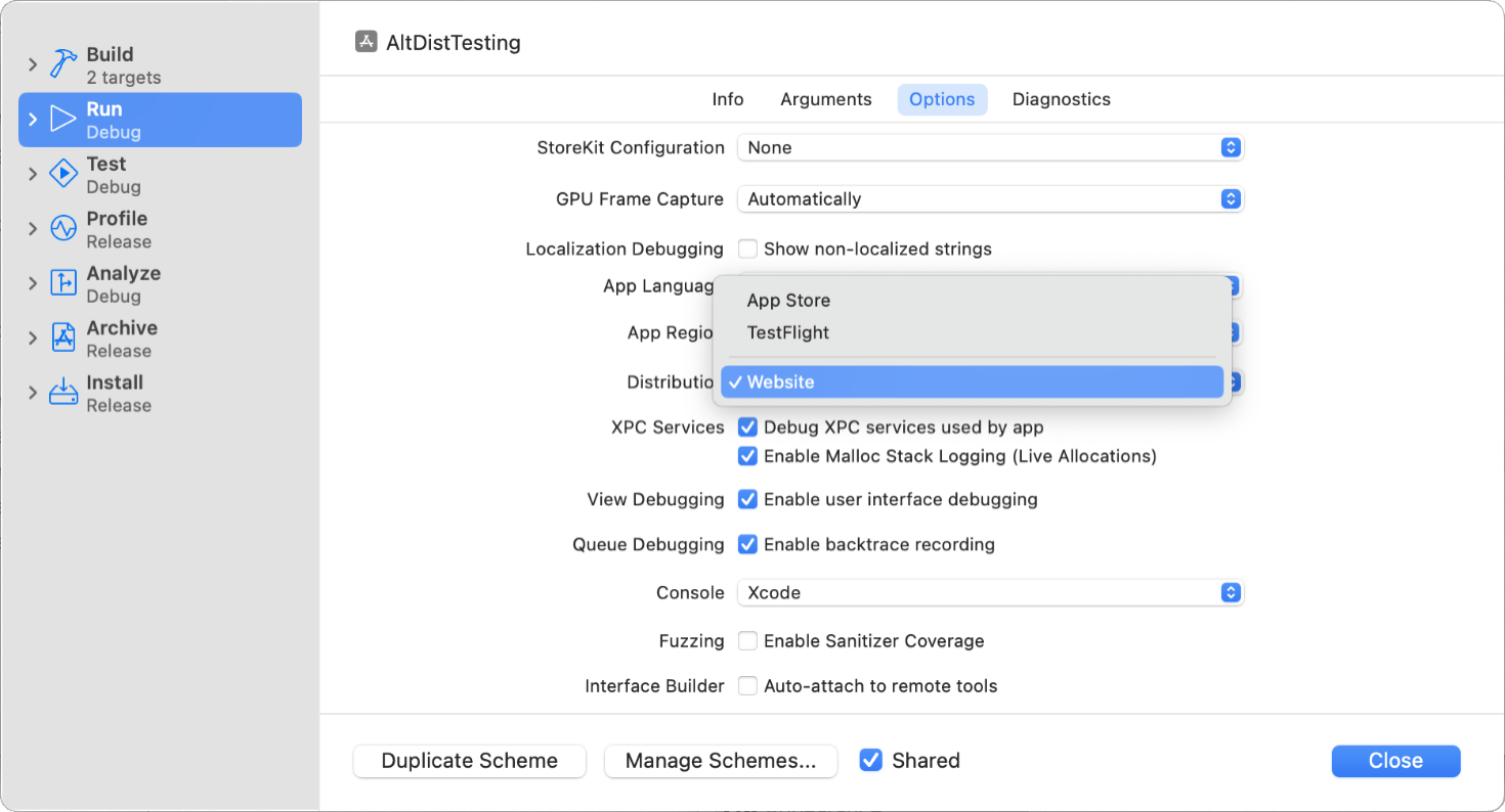 Distributing your app from your website Apple Developer Documentation