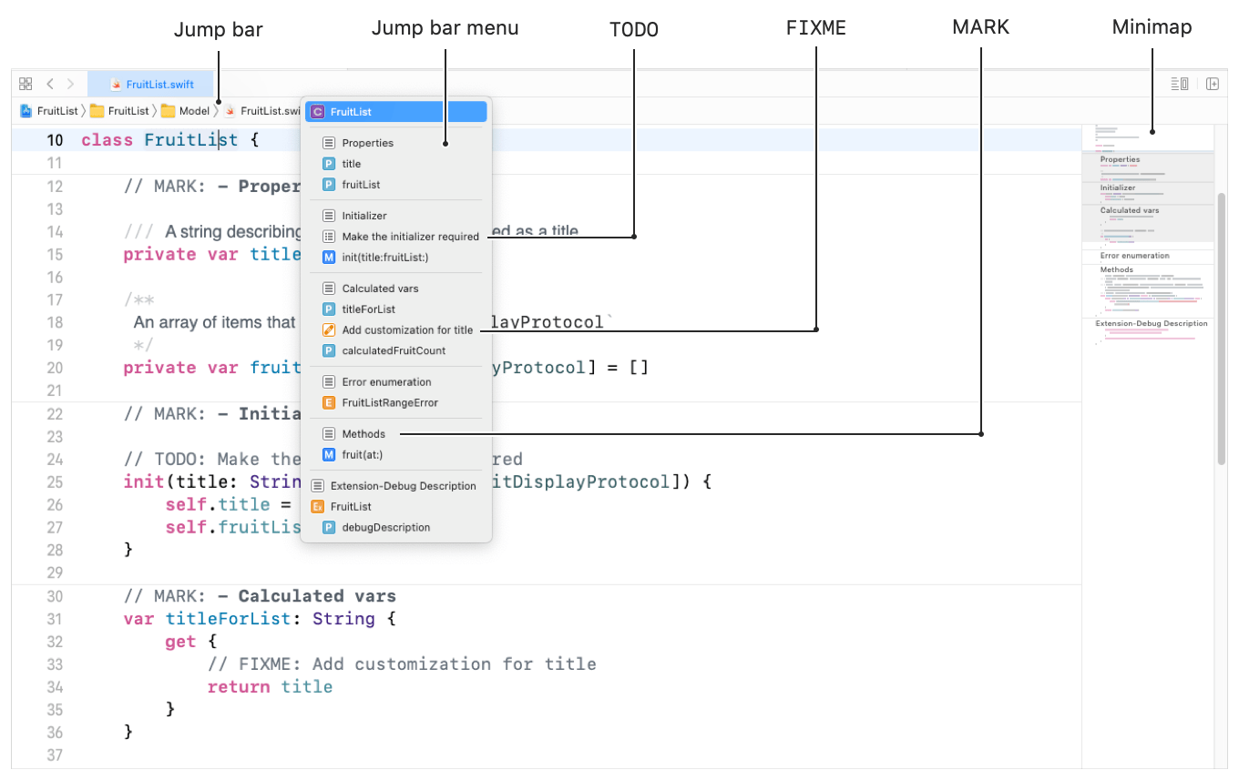 Editing source files in Xcode Apple Developer Documentation