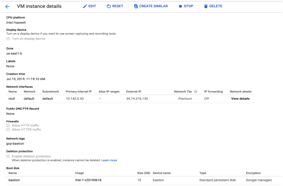 Setting up a Bastion Node on a GCP Cluster — Qubole Data Service