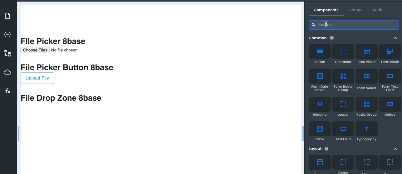 File Drop Zone 8base 8base Docs