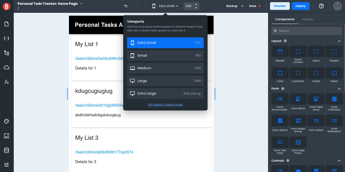 Setting a Mobile Viewport 8base Docs