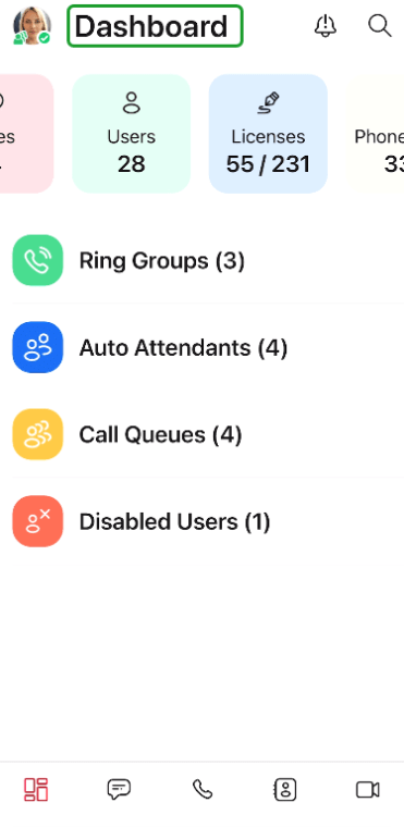 8x88x8 Admin Console-Mobile Admin