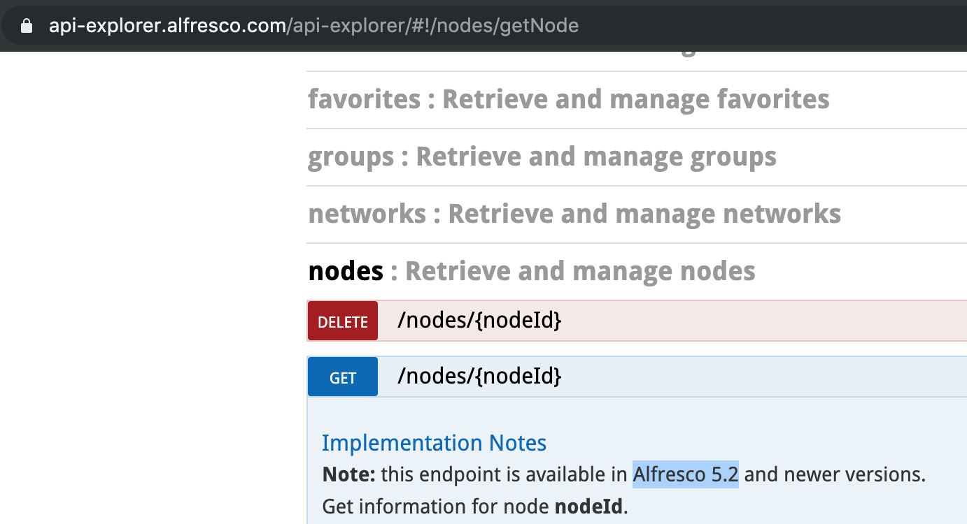 Alfresco Docs ReST API Guide