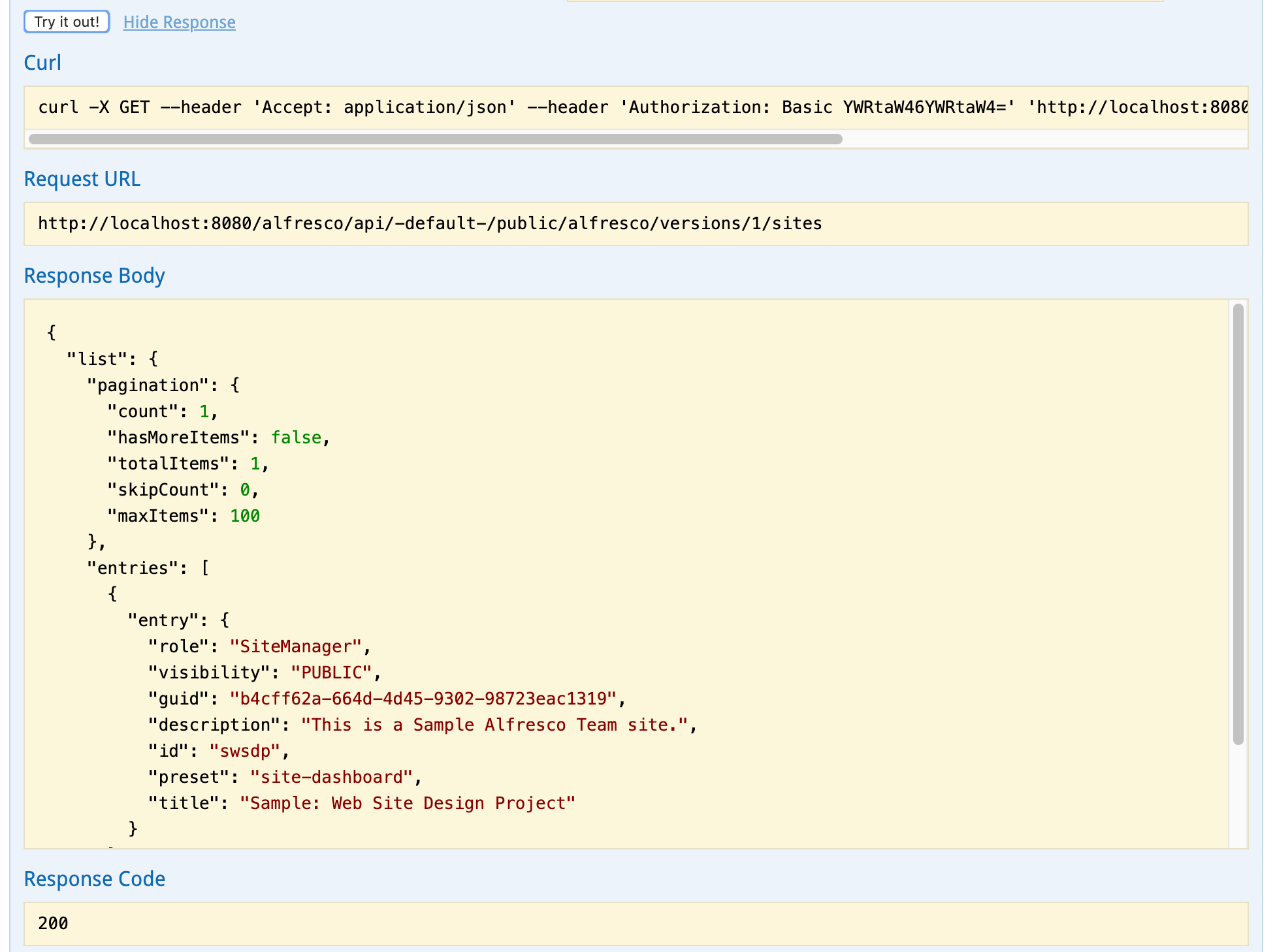 Alfresco Docs Install and authenticate