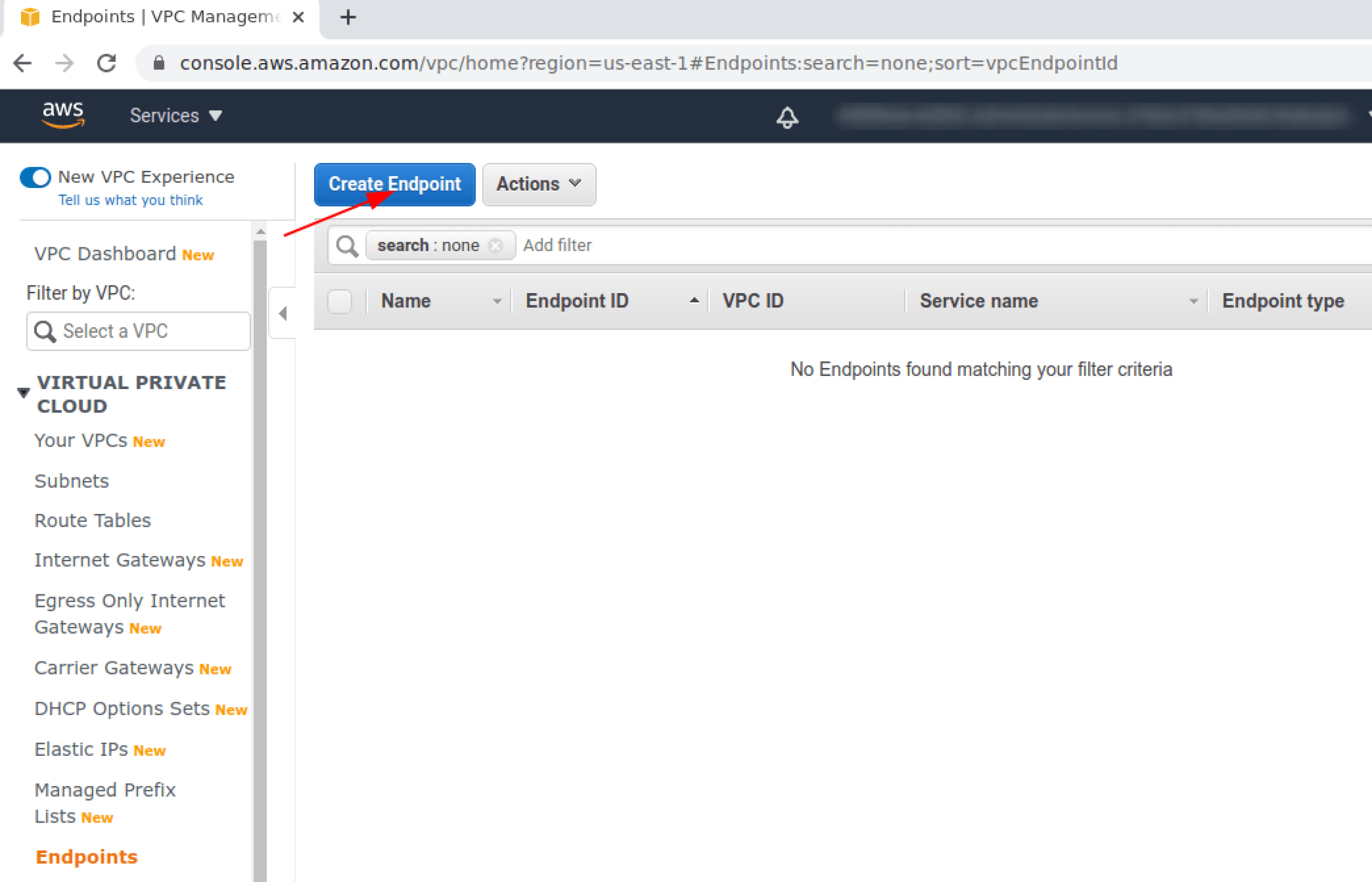 Amazon VPC Endpoint Altinity® Documentation