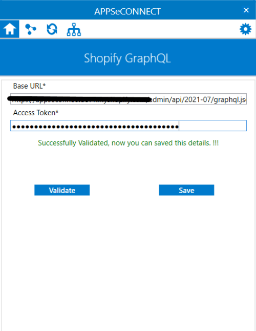 Shopify using GraphQL APPSeCONNECT Product Docs