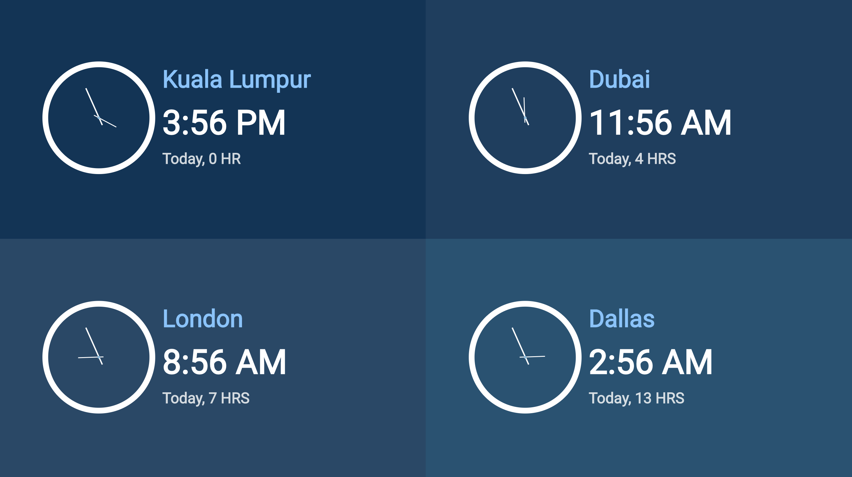World Clock Card Release Notes Release Notes