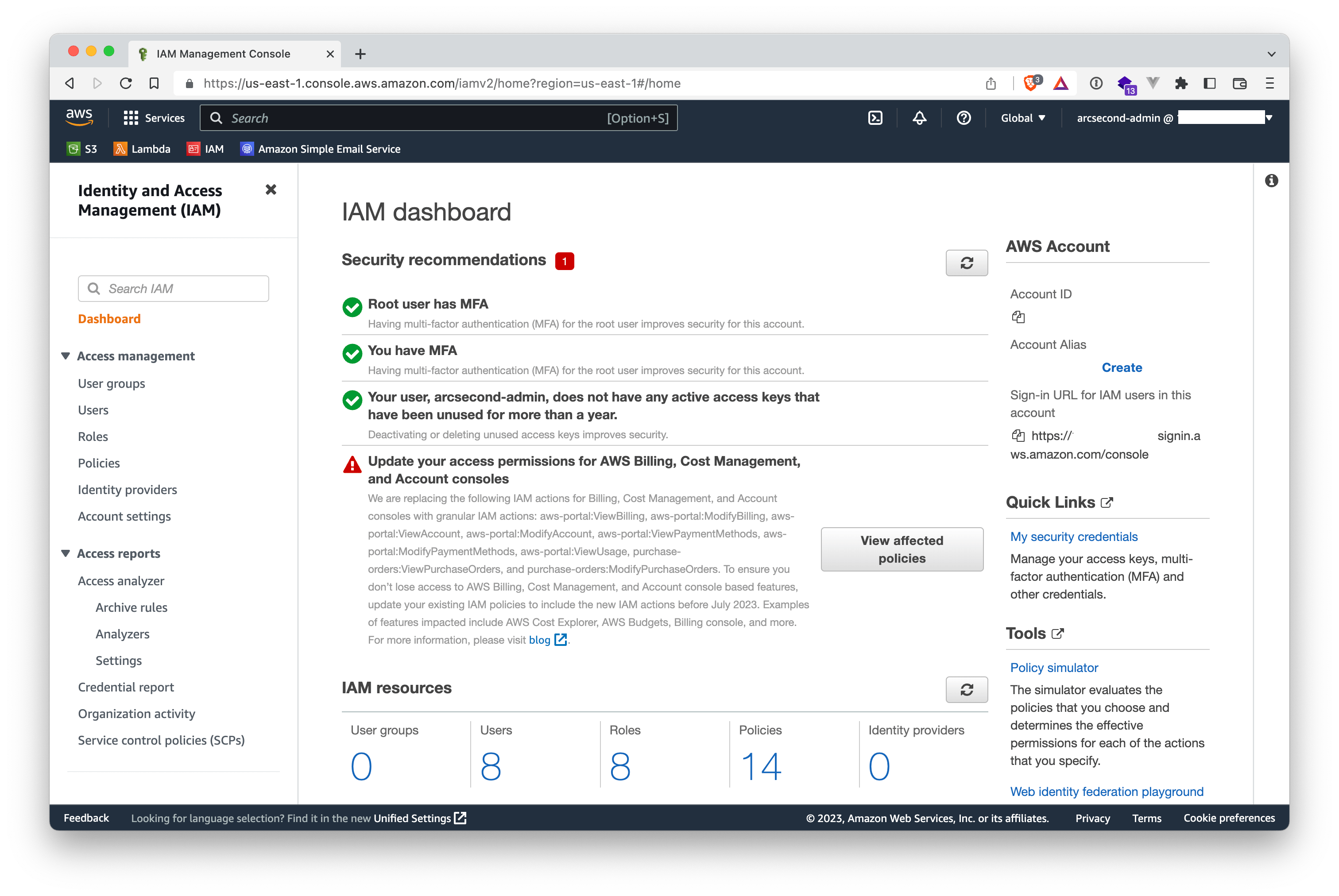 External Storage AWS Arcsecond Docs