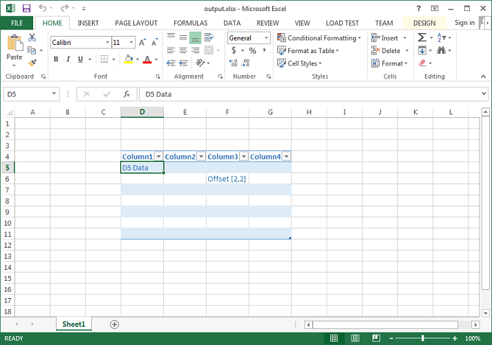 Zugriff auf Tabelle von Zelle und Hinzufügen von Werten in sie unter
