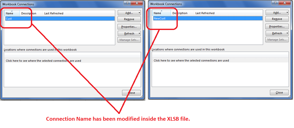 XLSおよびXLSBファイルの外部接続の読み取りと書き込みDocumentation