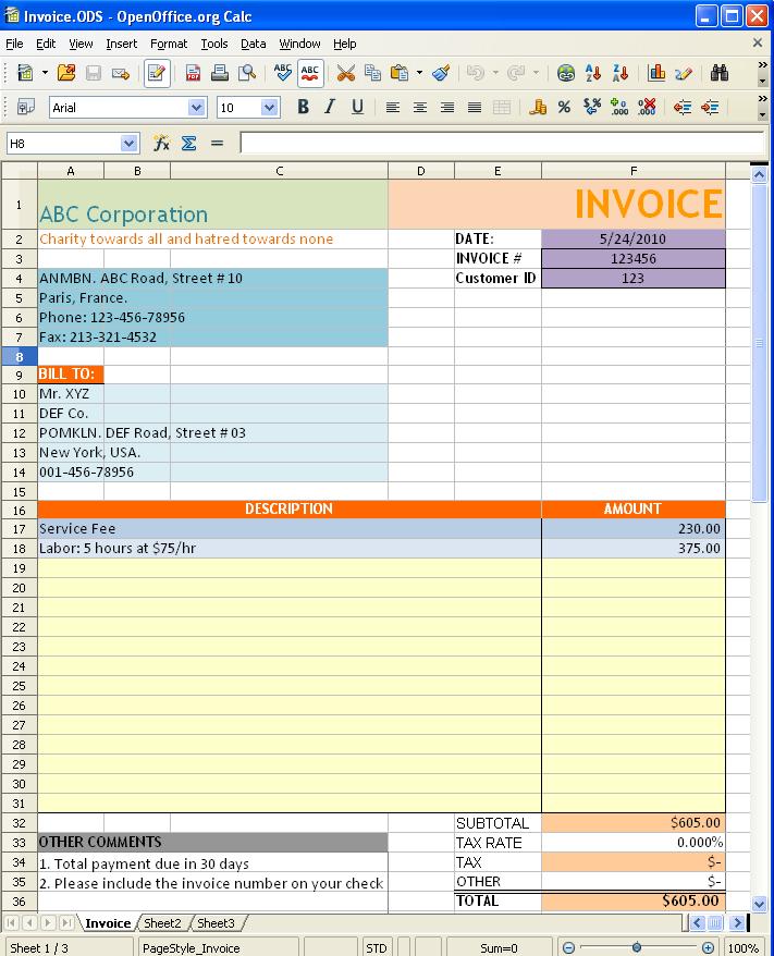 Convert Excel workbook to Ods,Sxc and Fods (OpenOffice / LibreOffice