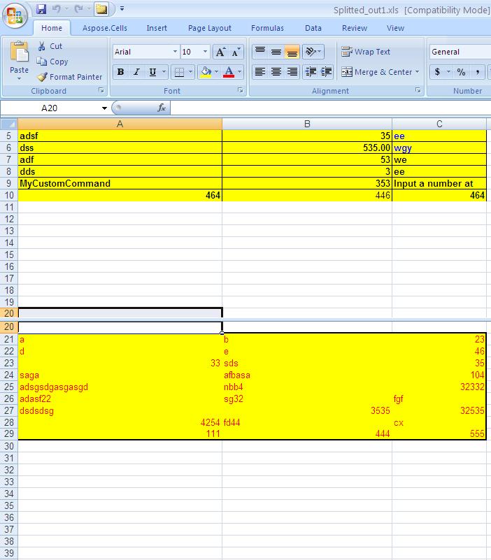 Worksheet Views Documentation
