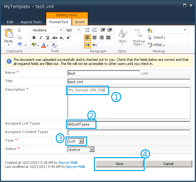 How to Create and Convert an XML File to PDFAspose.PDF for SharePoint