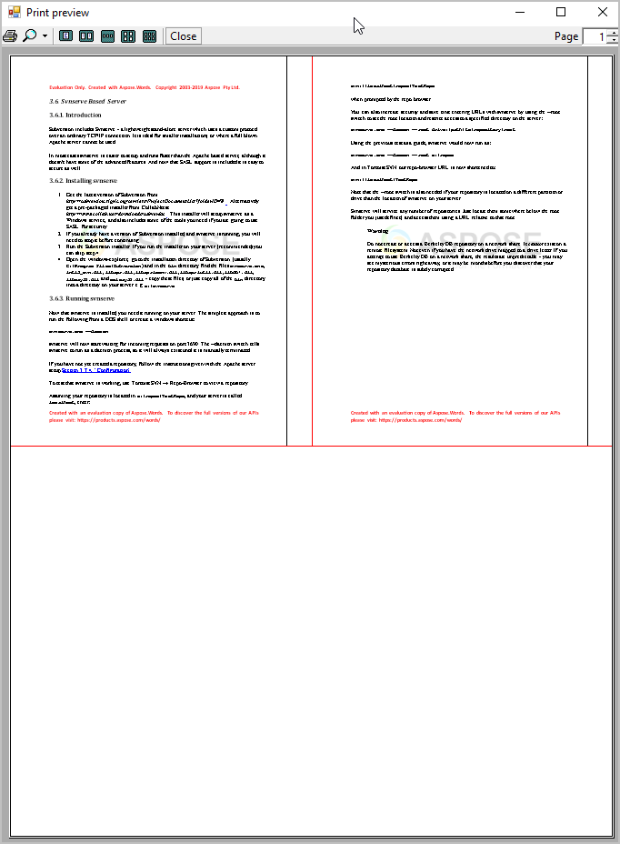 Printing a DocumentAspose.Words for Java