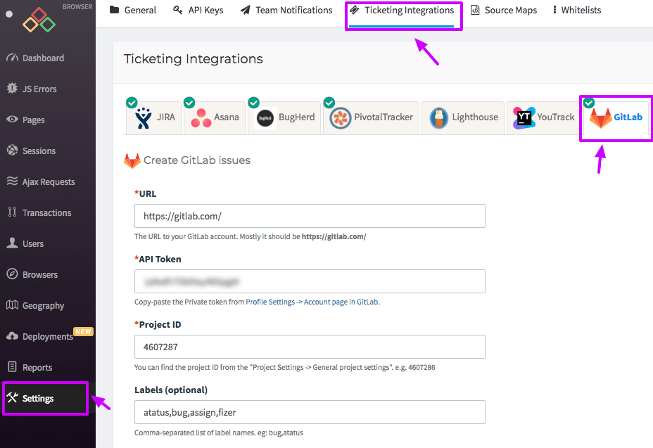 GitLab Atatus Documentation