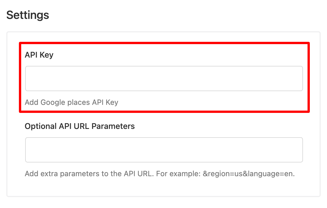 Google Address Documentation Merchant Pro