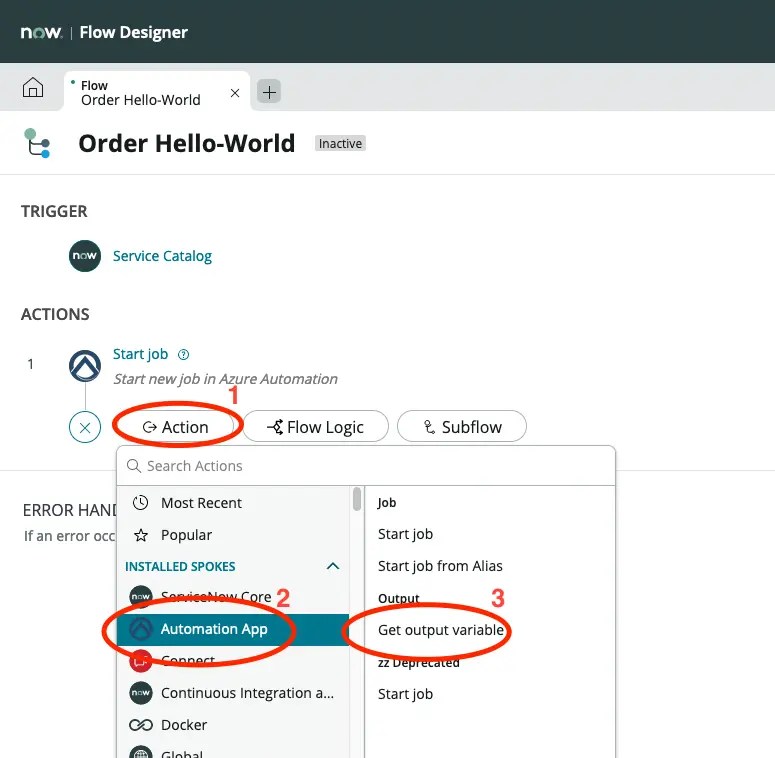 ServiceNow Flow Designer Automize Software