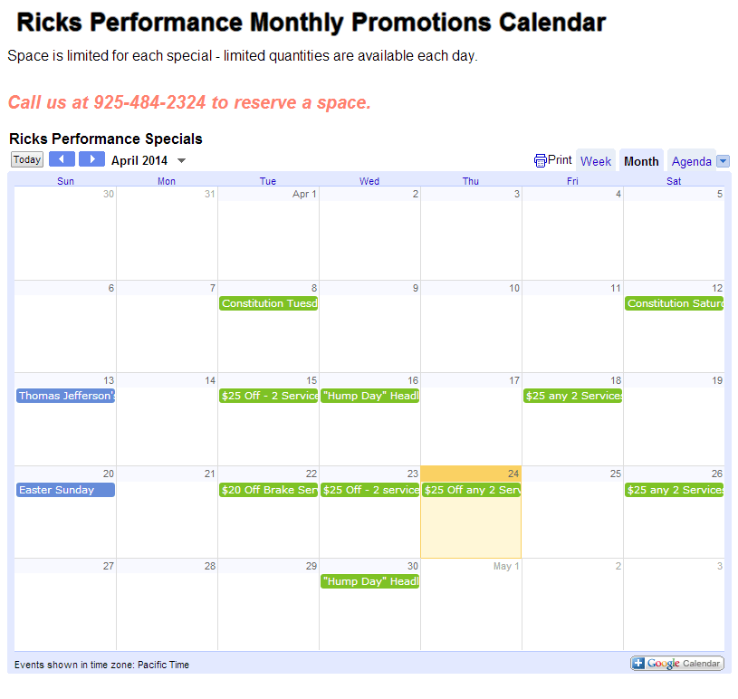 Ricks Performance Auto Repair Pleasanton CA Brake Repair Dublin CA