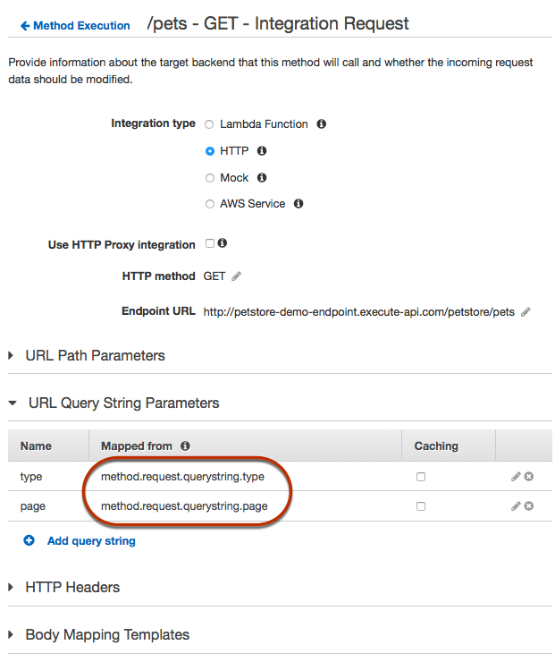 Tutorial Membangun REST API dengan integrasi nonproxy HTTP Amazon