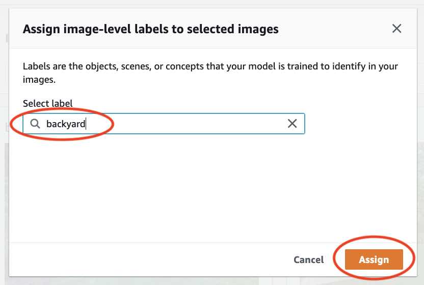 Tutorial Classifying images Rekognition