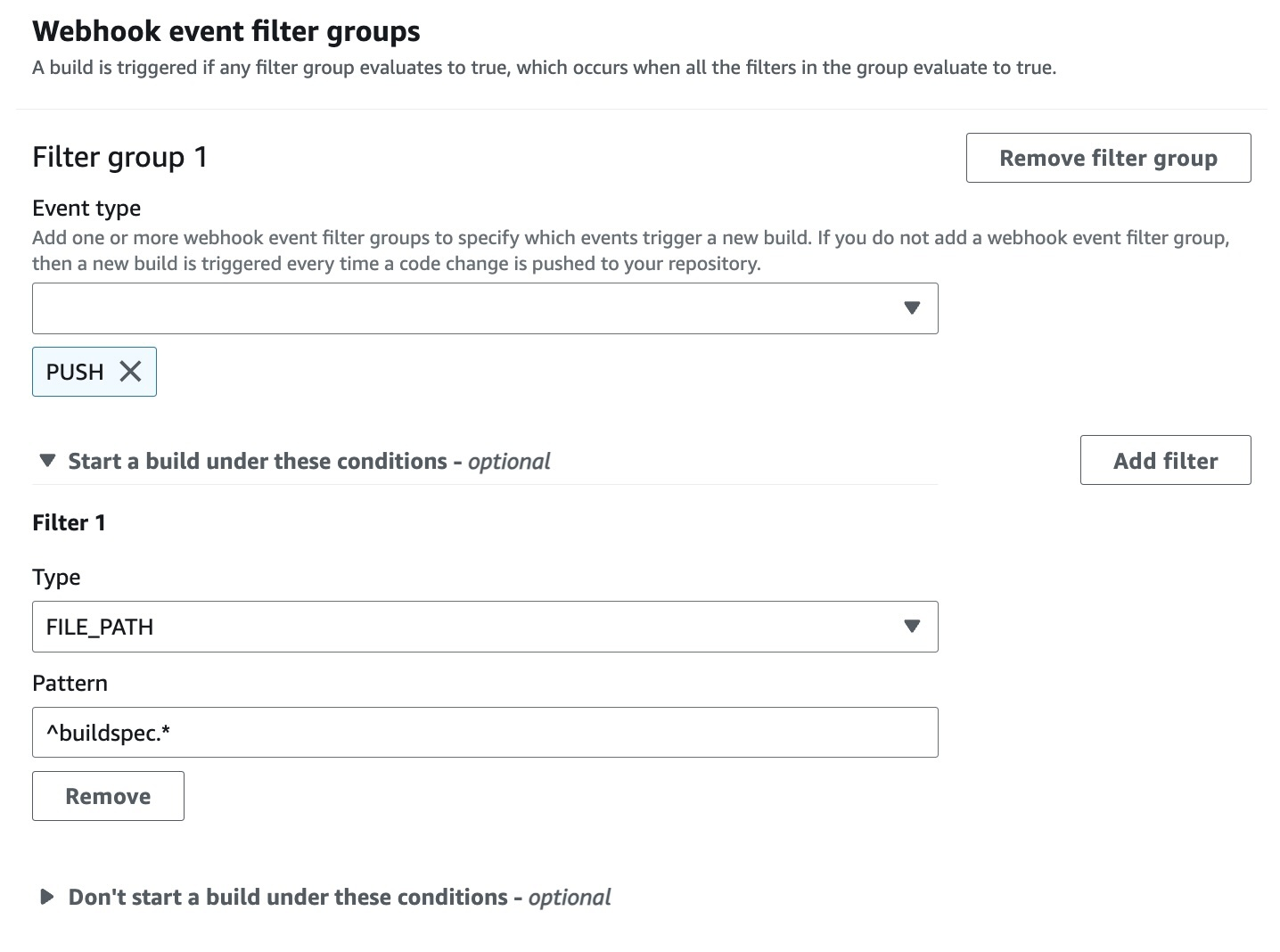 GitLab 웹후크 이벤트 AWS CodeBuild