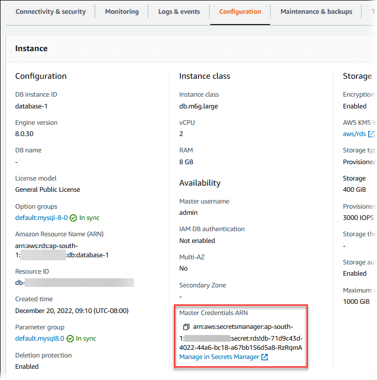 使用 Amazon RDS 和 AWS Secrets Manager 管理密码 Amazon Relational Database