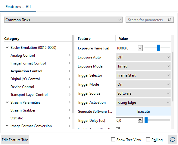 Configuring a Camera Basler Product Documentation