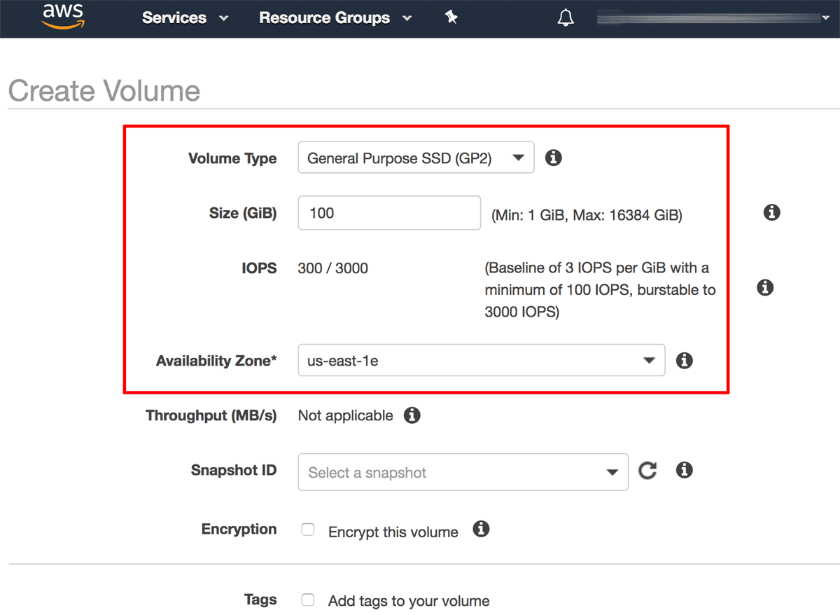 Add Elastic Block Storage (EBS) Volumes for Bitnami Applications on AWS