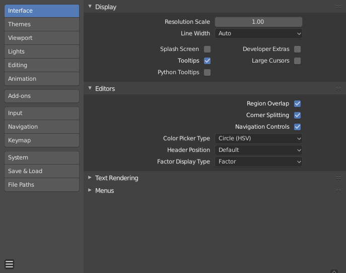 Interface — Blender Manual