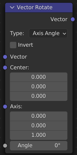 Vector Rotate Node - Blender 4.3 Manual