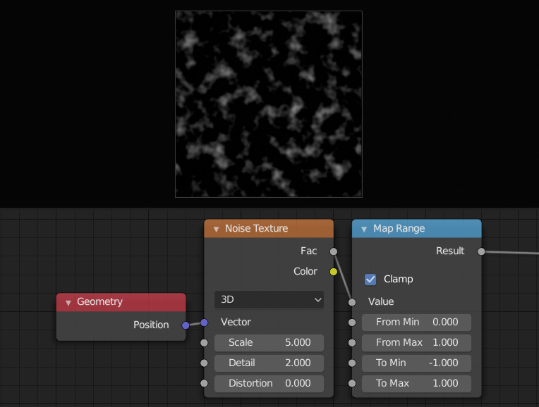 Blender map range node