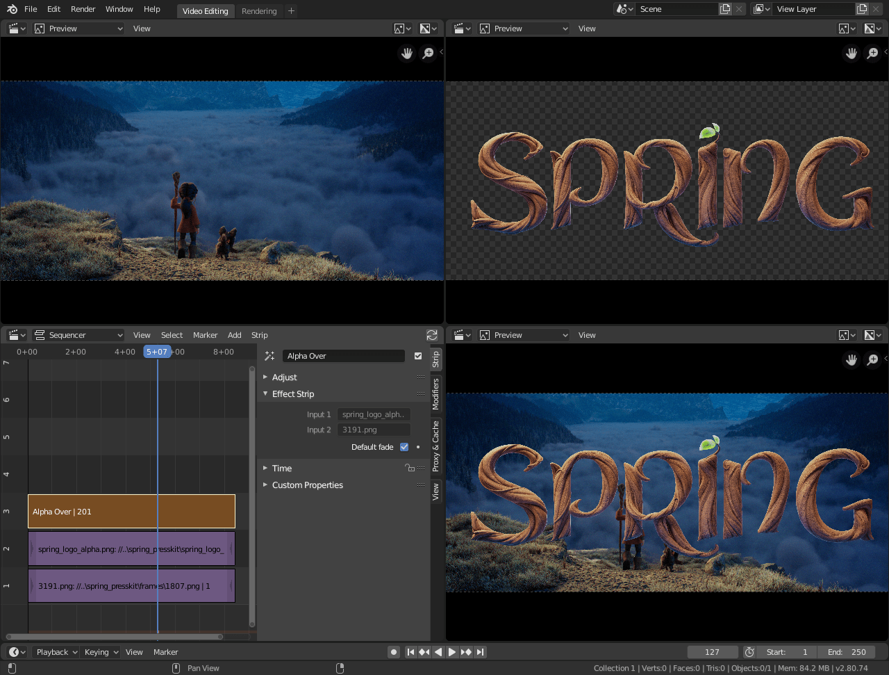 Alpha Over, Under & Over Drop Strips Blender 4.2 Manual