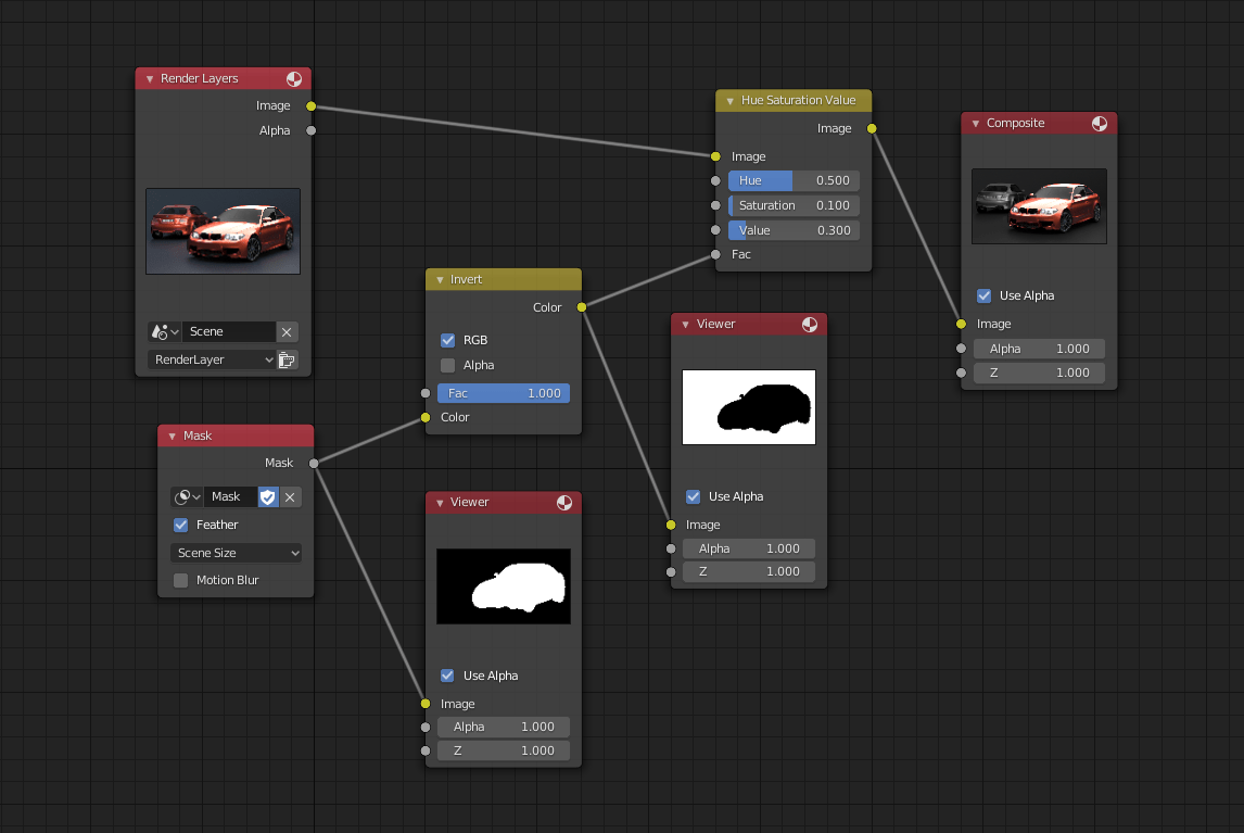 Mask(マスク)ノード Blender 4.2 Manual