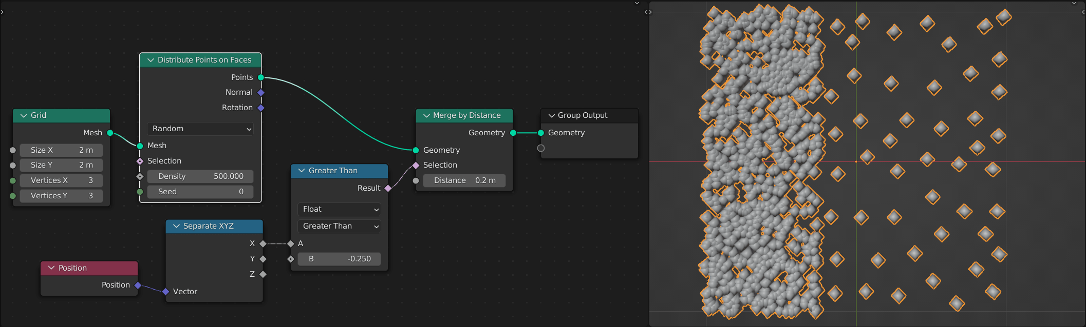 Merge by Distance Node — Blender Manual