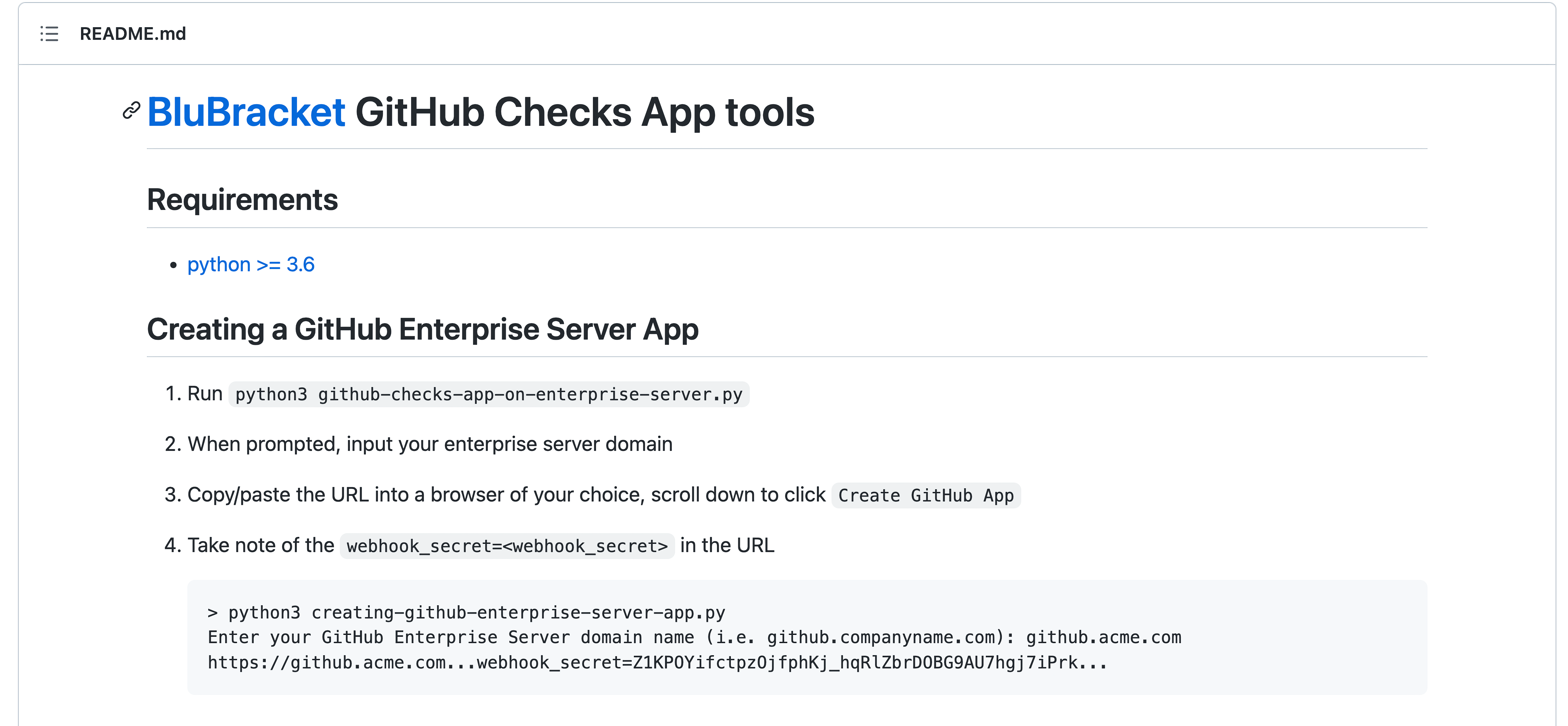 Configure GitHub Checks BluBracket Documentation