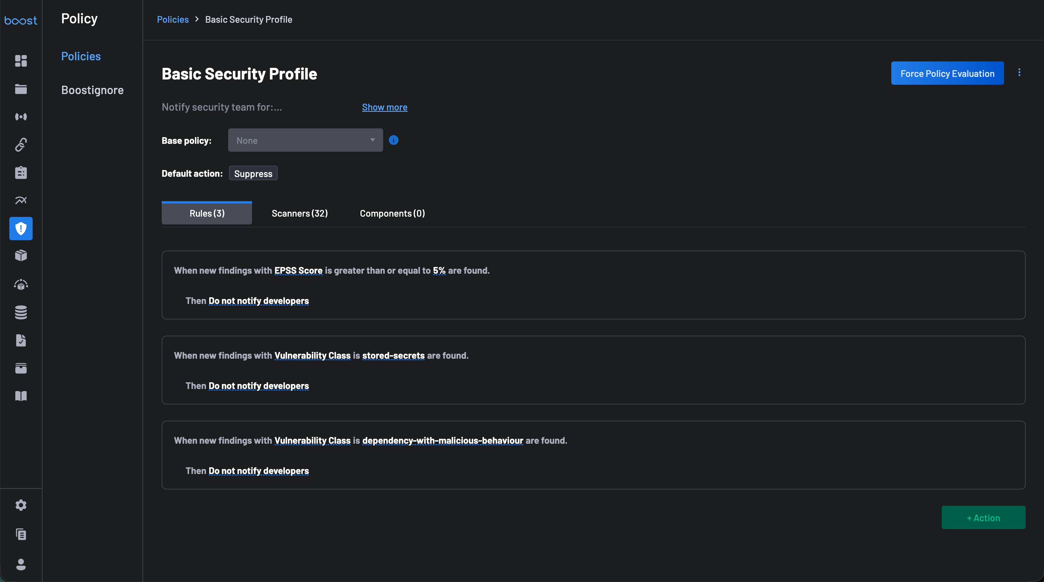 Policy BoostSecurity