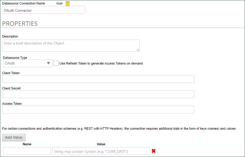 Common Datasource Types