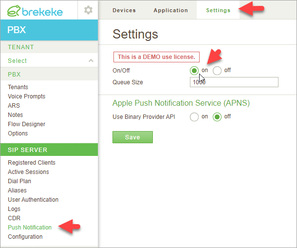 Push Notification Setting for Brekeke Phone Brekeke PBX Wiki