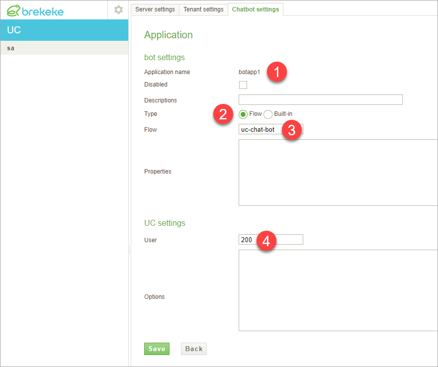 UC Chatbot Module Settings Brekeke PBX Wiki