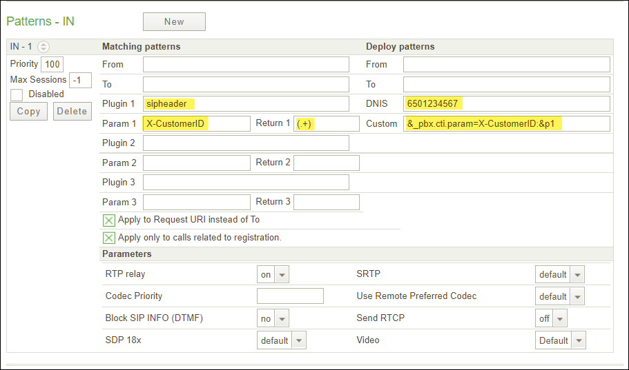 Store Header Value in to the Call param in CIM Brekeke PBX Wiki