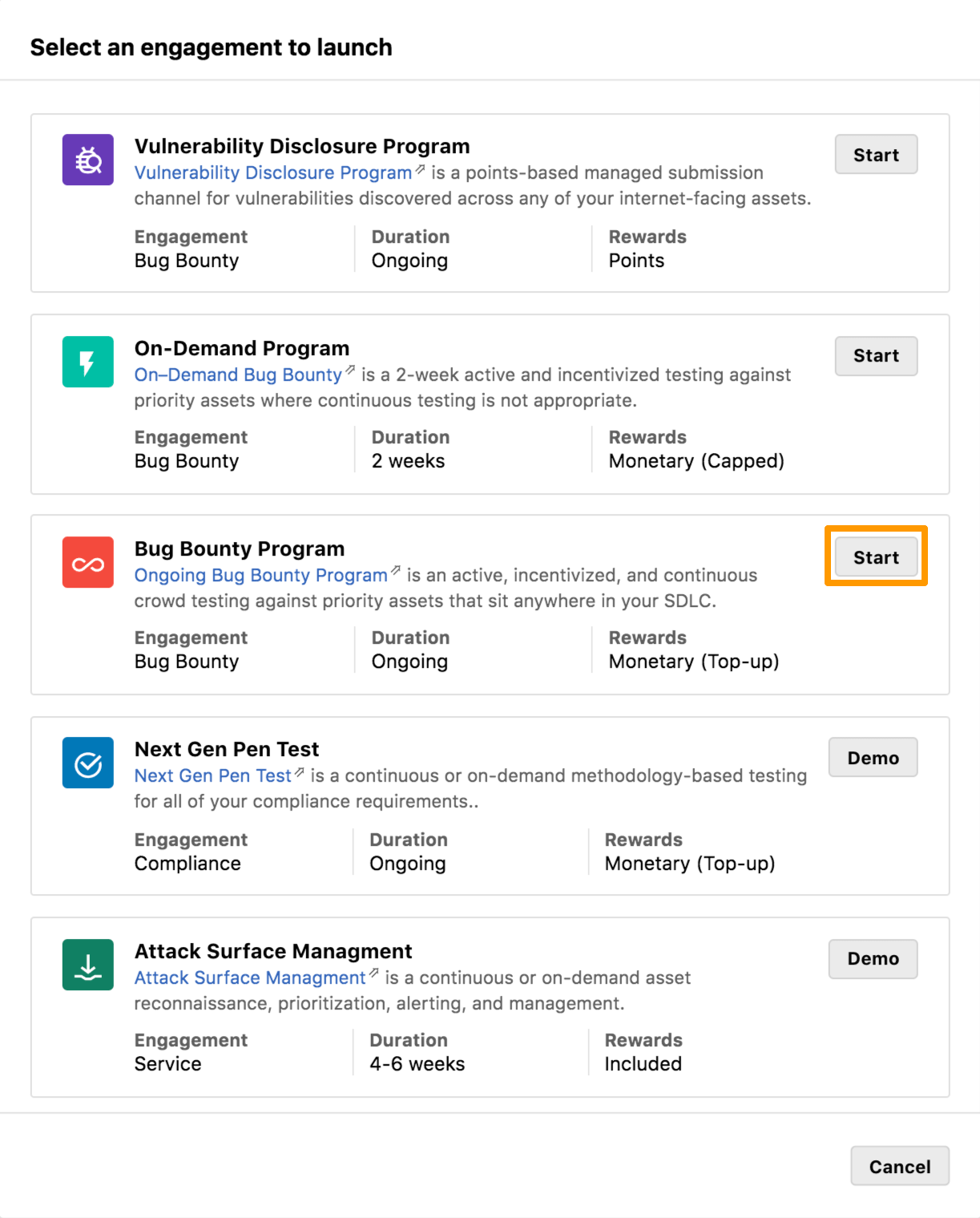 Adding a Bug Bounty Program Bugcrowd Docs