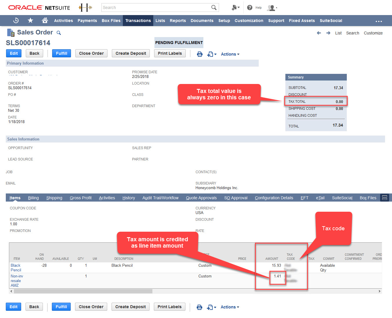 Manage Shopify order sales tax in NetSuite Celigo Help Center