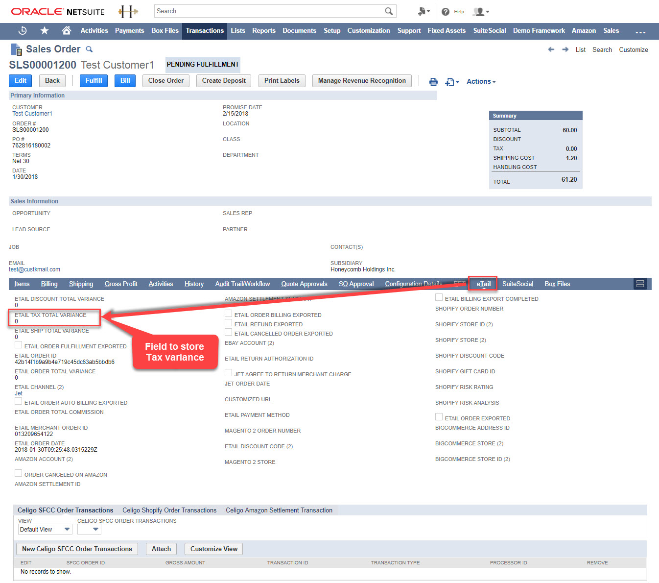 Manage Shopify order sales tax in NetSuite Celigo Help Center