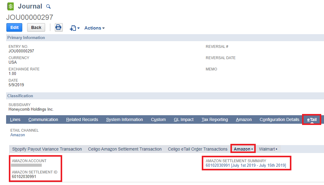 Manage journal entries in NetSuite Celigo Help Center