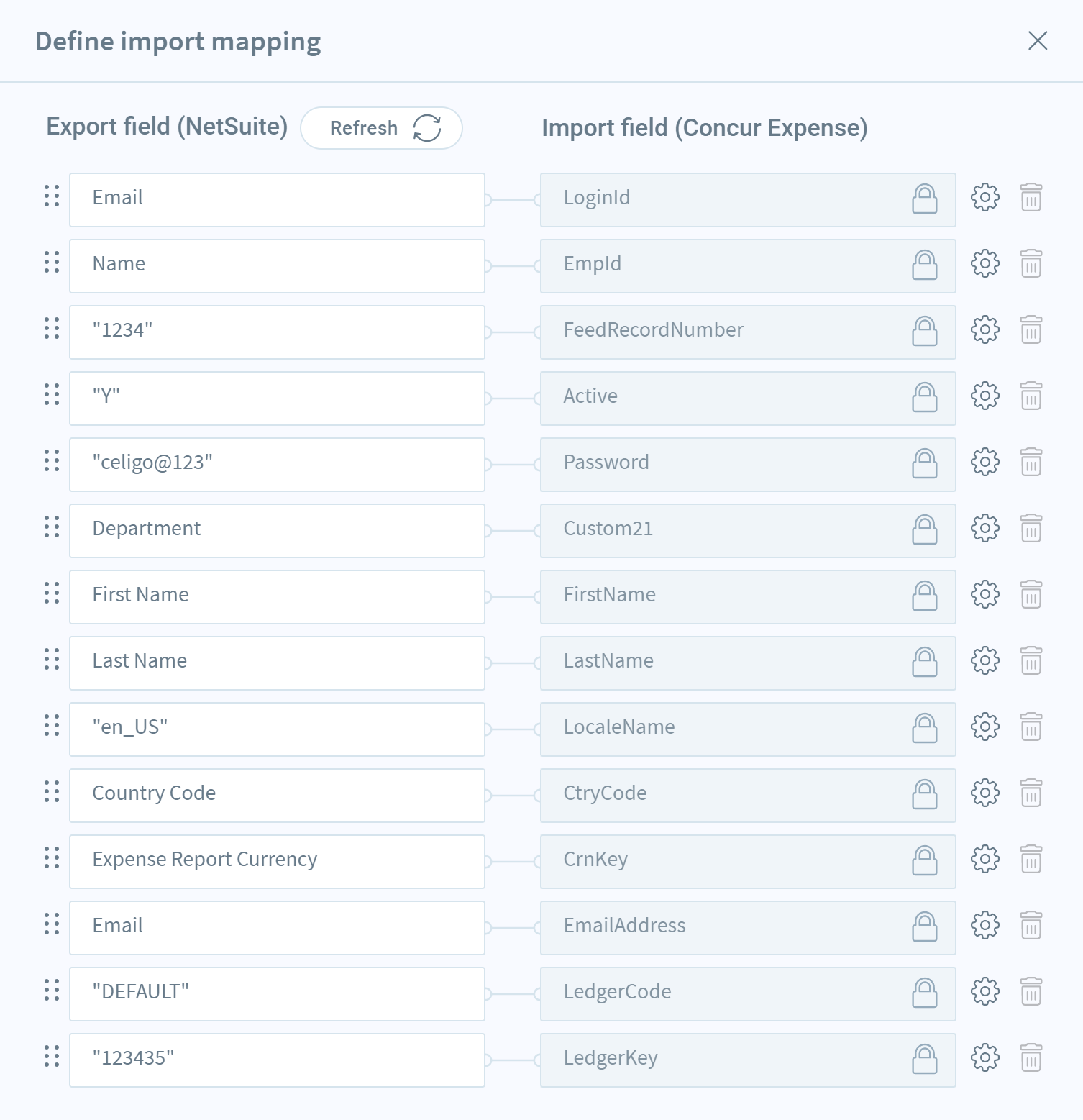 Configure and run flows in the Concur Invoice (Best Practice & Enhanced