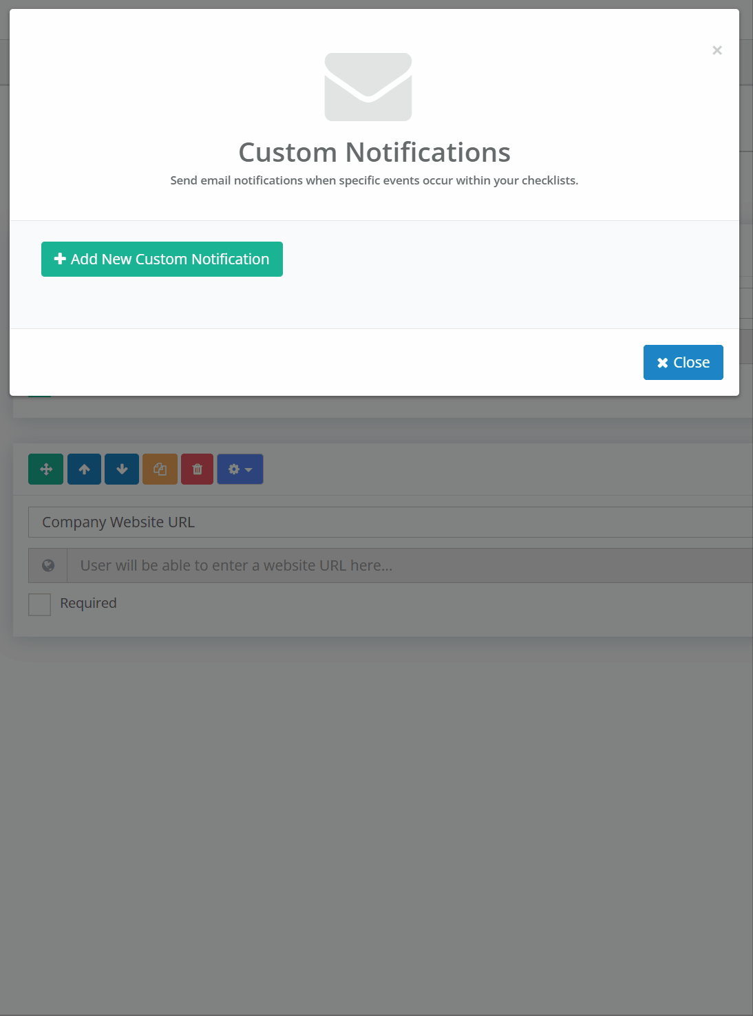 Custom Notifications CheckFlow