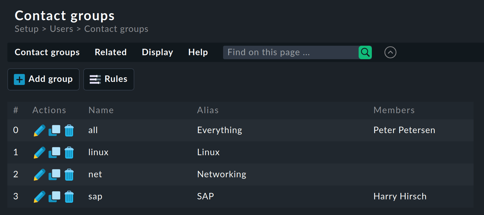 Users, roles and permissions User and authorization configuration