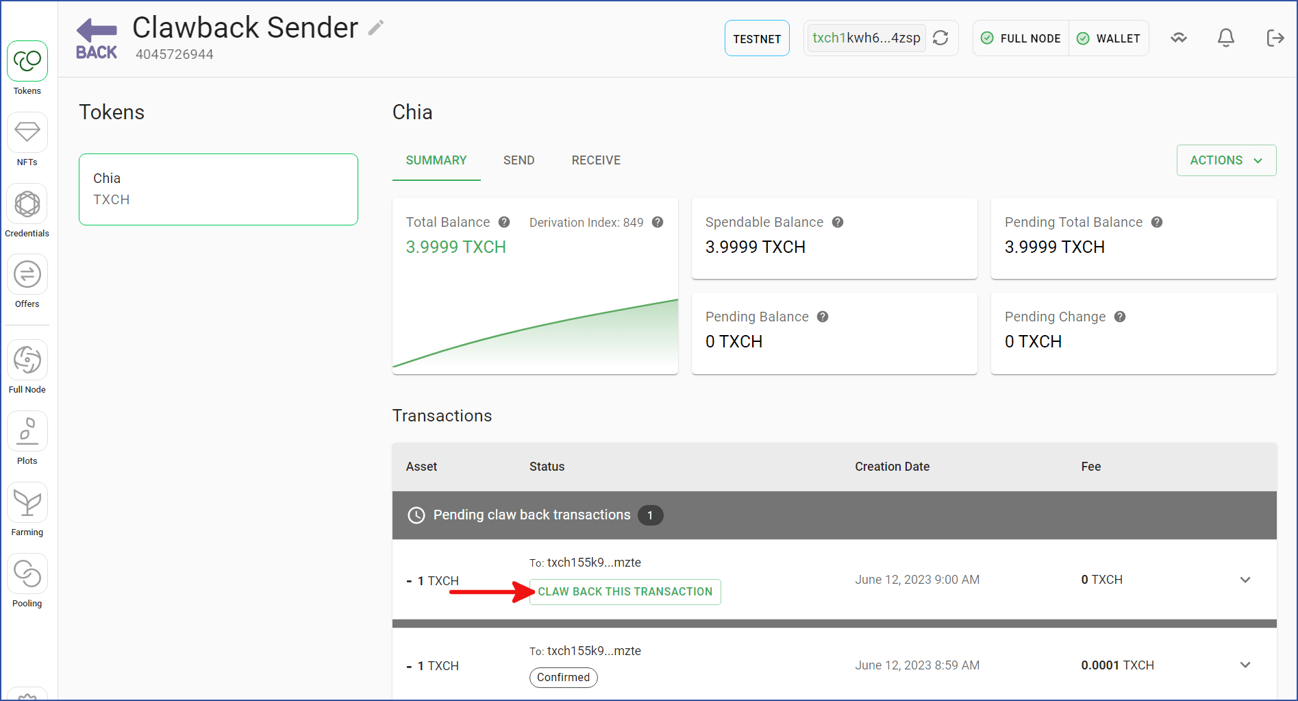 Clawback User Guide Chia Documentation