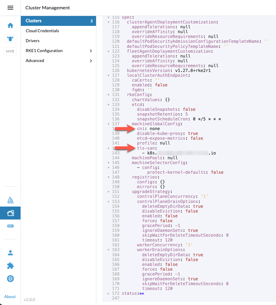 Installation using Rancher — Cilium 1.14.0 documentation